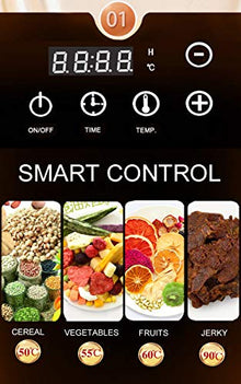 Kolice Commercial High Capacity 16-Tier Food Dehydrator with Digital Control