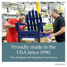POLYWOOD Modern Adirondack Chair – All-Weather Outdoor Lawn Adirondack Chairs – HDPE, Fade-Resistant & Durable Outdoor Furniture – For Patio, Deck & Fire Pit Chairs – Grey