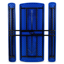 OEF Furnishings Heavy Duty Blow Molded Folding Picnic Table - Blue, Black Fram