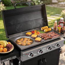Royal Gourmet GB4008B 4-Burner Gas Griddle, Recessed Fry Zone, Camping