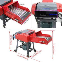 HayWHNKN Chaff Cutter Straw Corn Cutter Pulverizer Red