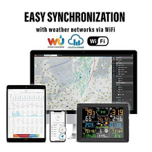 Weather Station with Outdoor Sensor,Color Display Console,Weather Forecast,Alarm Function