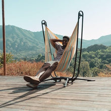 Yellow Leaf Vista Hammock Stand - Chair Compatible - Deep Charcoal