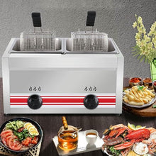 10/20/30L Large Capacity Gas Fryer, Stainless Steel LPG Fryer For Home And Commercial, Adjustable Firepower, With Baskets And Lids, For Chips Donuts Fish, Easy Clea