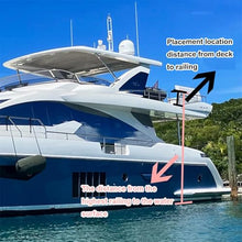 YEYUBIW Floating Water Inflatable Dock Slide Yacht Boat Sea Giant Water Water Slide for Commercial Parks, Private Docks,13.1Ft/4M,White