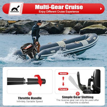 Dlinanta 2 Stroke 18HP Outboard Motor 246CC Black