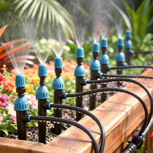 Irrigation Misting Systems for Pots/Drip Tape/Flower Cultivation