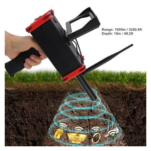 DFEDHF Underground Metal Detector Display Screen Highly Accurate Underground Metal Scanner 1000m Range Efficient 15m Depth for Gold