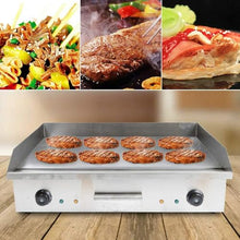 XQZMZSCP Electric Countertop Flat Top Griddle,4400W Commercial Restaurant Teppanyaki Grill,Stainless Steel with Adjustable