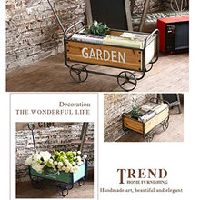 MIIKHI Plant Stand Plant Stand/Plant Display American Inrial Retro Flower Stand Personality Storage Cart Home Garden Flower Stand Decoration Ornaments Indoor Flower Pots St