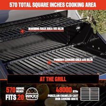 Monument Grills Mesa Series, 3+1 Outdoor Barbecue Stainless Steel Propane Gas Grill, 3 Burners & 1 Side Burner 48,000 BTU Patio Garden Grill with Knob Controls, Mesa305