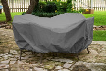 KoverRoos Weathermax 81262 80-Inch Round Table High Back Dining Set Cover, 114-Inch Diameter by 36-Inch Height, Charcoal