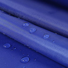 RWGOVLU Durable 2.5 * 2.5M Compact Sun Shade, Rectangular Garden Umbrella Parasol Offset Cantilever Waterproof Resistant for Outdoor/Gardens/Balcony/Patio Canopy Tent,Blue