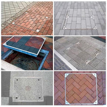 1pc Recessed Stainless Steel Manhole Cover and Frame - for Garden, Pavement, Grass,Block Paving(500x500x50mm)