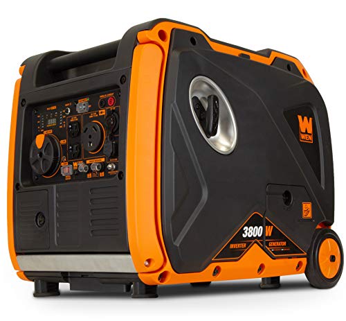 WEN Super Quiet 3800-Watt RV-Ready Portable Inverter Generator with Fuel Shut-Off and Electric Start (56380i)