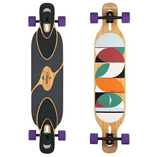Loaded Boards Dervish Sama Bamboo Longboard Flex 1 with Orangatang Durian 75mm/83a Wheels