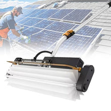 VNATWGOO 7.5m Automatic Water Fed Roller Cleaning Brush, Electric Cleaning Roller Brush, Electric Cleaner for Solar Panel, Photovoltaic Panel, Window Glass,Mains