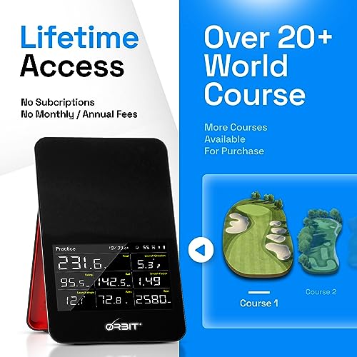 OPTISHOT Orbit Golf Simulator and Launch Monitor with Orion Software