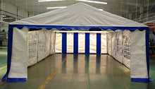 AMERICAN PHOENIX Party Tent 16x32 Heavy Duty Large White Canopy Commercial Fair Shelter Wedding Events Tent - White with Blue