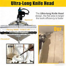 1800W Foam Planer Insulation Trimmer, 19.68''/27.5" Spray Foam Flatting Saw, 14.5m/s Speed Open/Closed Cell Spray Removal Tool for Polyurethane Wall Trimming OpenCell-50cm
