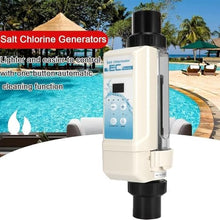 ZIJINGM Salt Water Pool Chlorination System, Automatic Cleaning Salt Chlorinator Water Pool, Electrolytic Salt Chlorine Generator System for Swimming Pool, Spa Pool,12g/h (Size : 16g/h)
