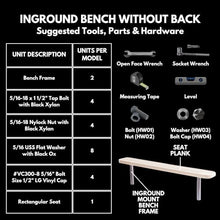COATEDOUTDOORFURNITURE Bench, Textured Light Blue, Expanded, 8Ft, No Back