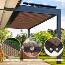 95% Shade NettingBrown Privacy Screen Sunshade for Plant Protection Greenhouse Barn or Kennel (Sizes: 1x2m/3.3x6.6ft) UV Resistant Outdoor Use