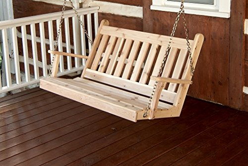 A & L Furniture Traditional English Swing, Unfinished