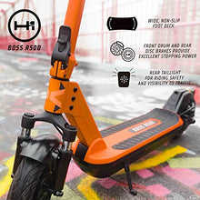 H-1 PRO Boss Foldable Electric Scooter 500W 20mph 24 Mile Range Blue