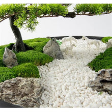 HCZKIUJ Bonsai Light Luxury Floral Hotel Table Simulation Tree Ornaments Round Table Center Turn Decorative Chinese Greenery Ornaments Plant