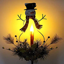 Christmas Lawn Snowman Plug-in Light Solar Hardware Snowman Plug-in LED Outdoor Decorative Lights