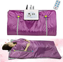 Pevor Sauna Blanket, Far Infrared Sauna Blanket 2 Zone Digital Controller Slimming Weight Detox Spa