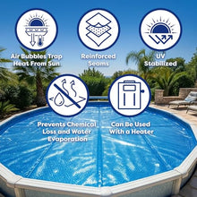 In The Swim 24' x 40' Ultra Silver Rectangle Solar Pool Cover 16 Mil