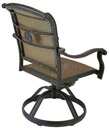 Patio Land Santa Clara Outdoor Dining Set of 8 Chairs Dark Bronze