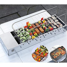 Outdoor Portable Automatic Grill, Folding Grill Heavy Duty Stainless Steel Grill, Outdoor Camping Travel Picnic Cooking Grill Tool Kit