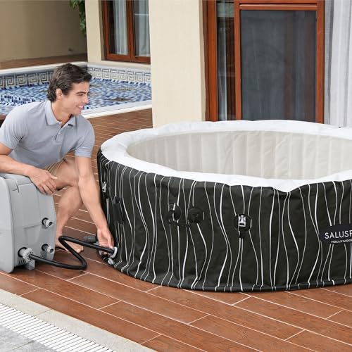 Bestway SaluSpa Hollywood EnergySense Luxe AirJet Hot Tub Black Print