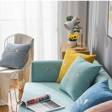 VFIIIOLPAA Cover Cloth Sofa Cushion Four Seasons Universal Sofa Cover Cover Non-Slip Winter Model Cushion Towel Summer (Color: D, Size: 190~220cm) (E 250~290cm)