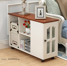 NRFJFOP Sofa Side Table Corner Living Room Small Coffee Tea Cabinet Bubble