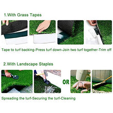 SV Household Decor Realistic Deluxe Artificial Grass Synthetic Turf Carpet Green 13 FT x 82 FT