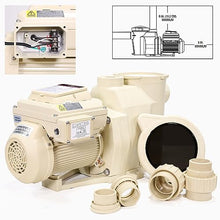 XtremepowerUS 3.0HP High-Flo Pool Pump Variable Speed In-Ground Pool - Energy Star Certified
