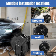 Generic Pressure Washer Hose Reel Retractable Heavy Duty