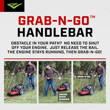 Earthquake Walk-Behind String Mower, Hurricane Cutting Head, 160cc 4-Cycle Viper Engine, Grab-N-Go Bail, 22” Cutting Diameter, Extra-Wide 2.5" x 14.5” Airless Wheels, Adjustable Handlebar, 47325