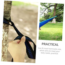 MaGiLL 3 Sets Hammock Strap Camping Hammock Ropes Chairs Outdoor Heavy Duty Hangers for Clothes Hammock Fixing Tools Hammock Tree Straps Outdoor Swing Tool Lanyard Lifts Polyester Simple