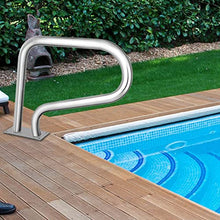 Pool Hand Rail Pool Rail Pool Railing Pool Handrails Easy Mount Hand Rail Swimming Pool Railing Handrails for Inground Pool/Thick 1.2Mm (Handrail)