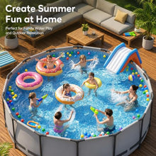 Large Round Above Ground Pool, Family Swimming Pool for Backyard Fun