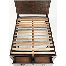 Jofran Inc. Jackson Lodge Twin Storage Bed Deep Chocolate Finish