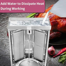 WEIMILOR Vertical Rotisserie Shawarma Machine, Sharma Machine, Rotating Grill, Shawarma Grill, Rotisserie Oven,Chicken Rotisserie Machine,Gas