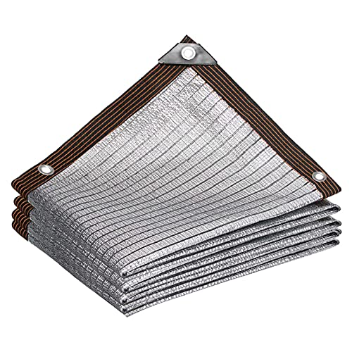 WZDD 16x26 FT Sunblock Shade Cloth Shading Net, Sun Mesh Shade Panel, Heavy Duty Shade Net Tarp, Sun Mesh with Grommets, UV Resistant Netting for Garden Flower Plant Patio Lawn Shade