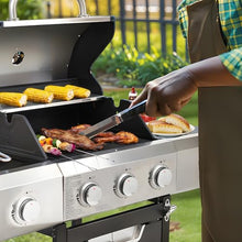 HESIEU Premium Propane Grill - 3 Burner Stainless Steel Gas BBQ Grill with Side Burner, Cover, and Spacious Cooking Area for Outdoor Cooking, Camping, and Picnics