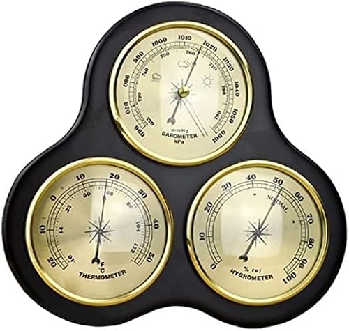 DULASP Traditional Weather Station, Barometer with Thermometer and Hygrometer No Batter